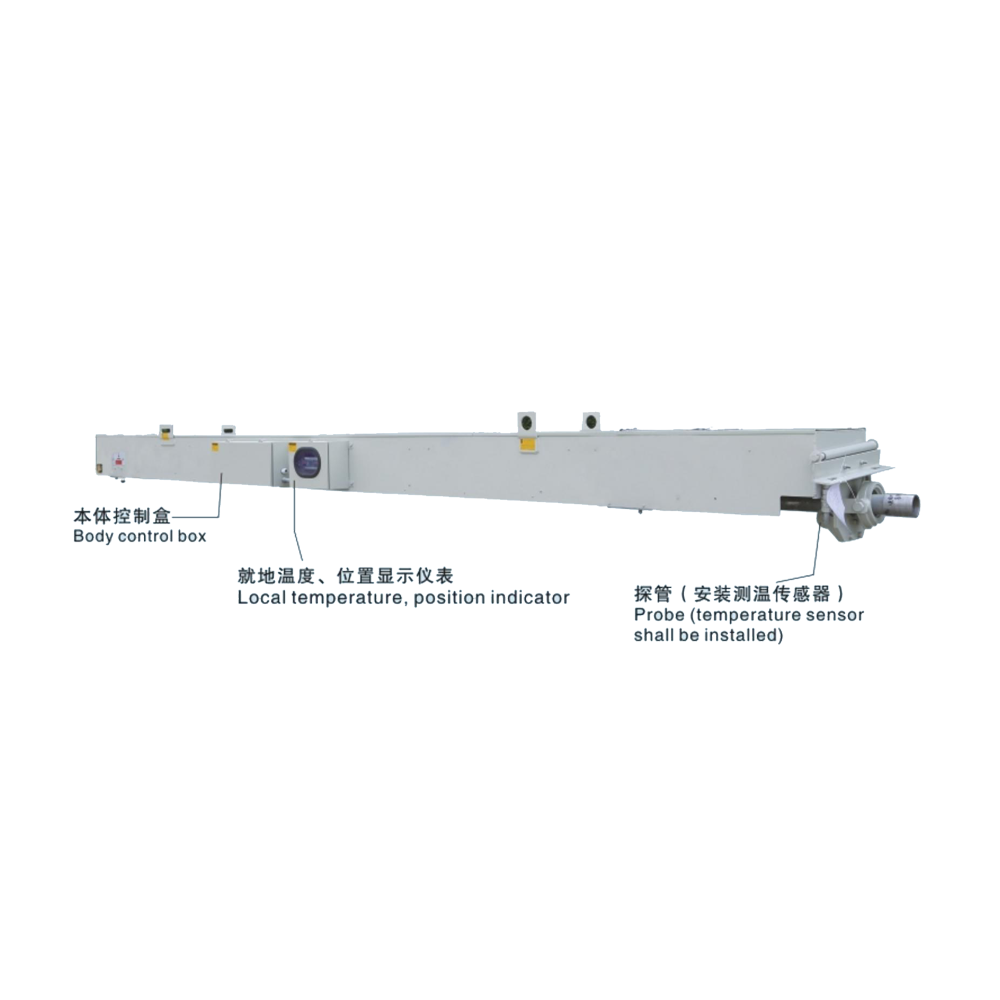 Smoke temperature probe