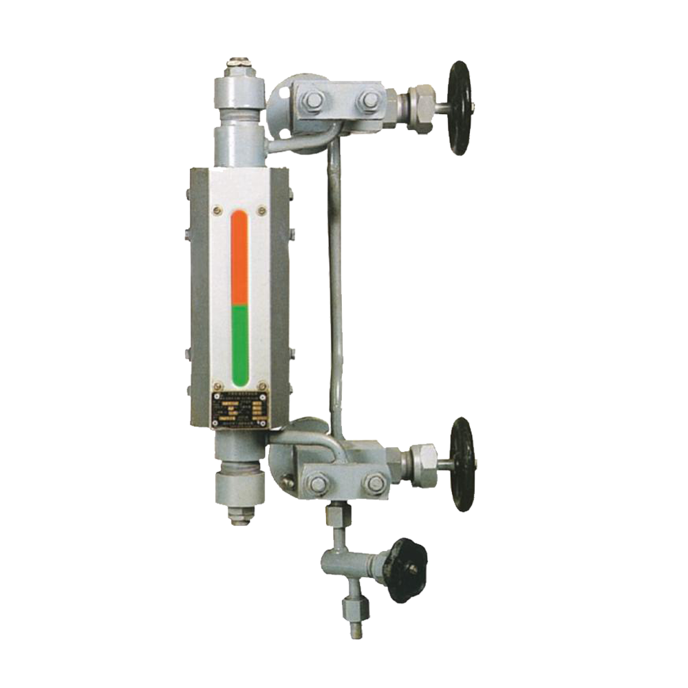 Quartz tube water level gauge